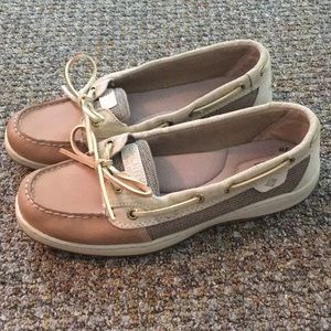 Gold Sperry Topsiders